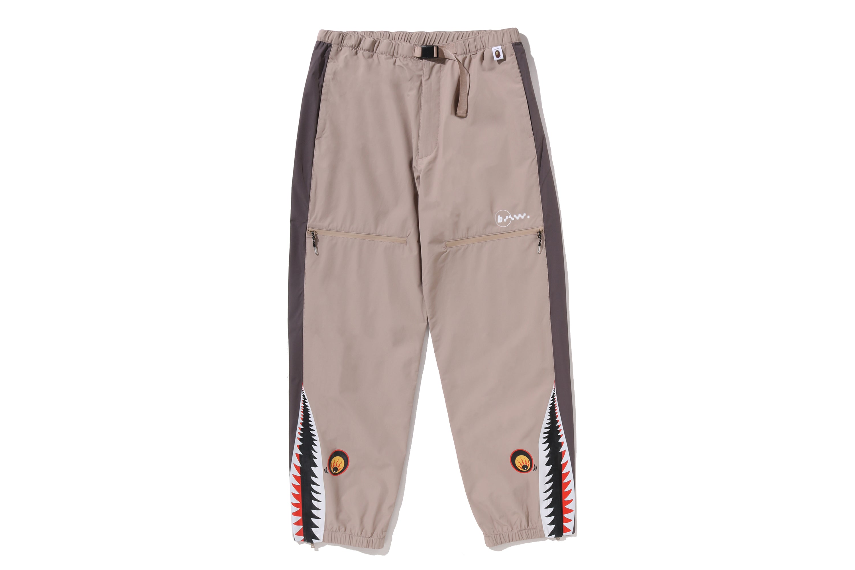 BAPE BY KAZUKI KURAISHI BELTED 3-LAYER SHARK PANTS – eu.bape.com