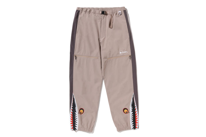 BAPE BY KAZUKI KURAISHI BELTED 3-LAYER SHARK PANTS