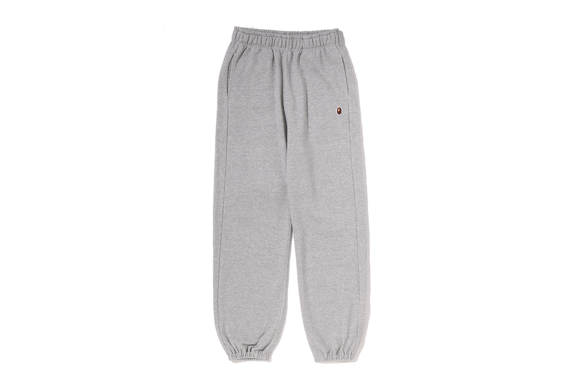 APE HEAD ONE POINT WIDE SWEAT PANTS LADIES