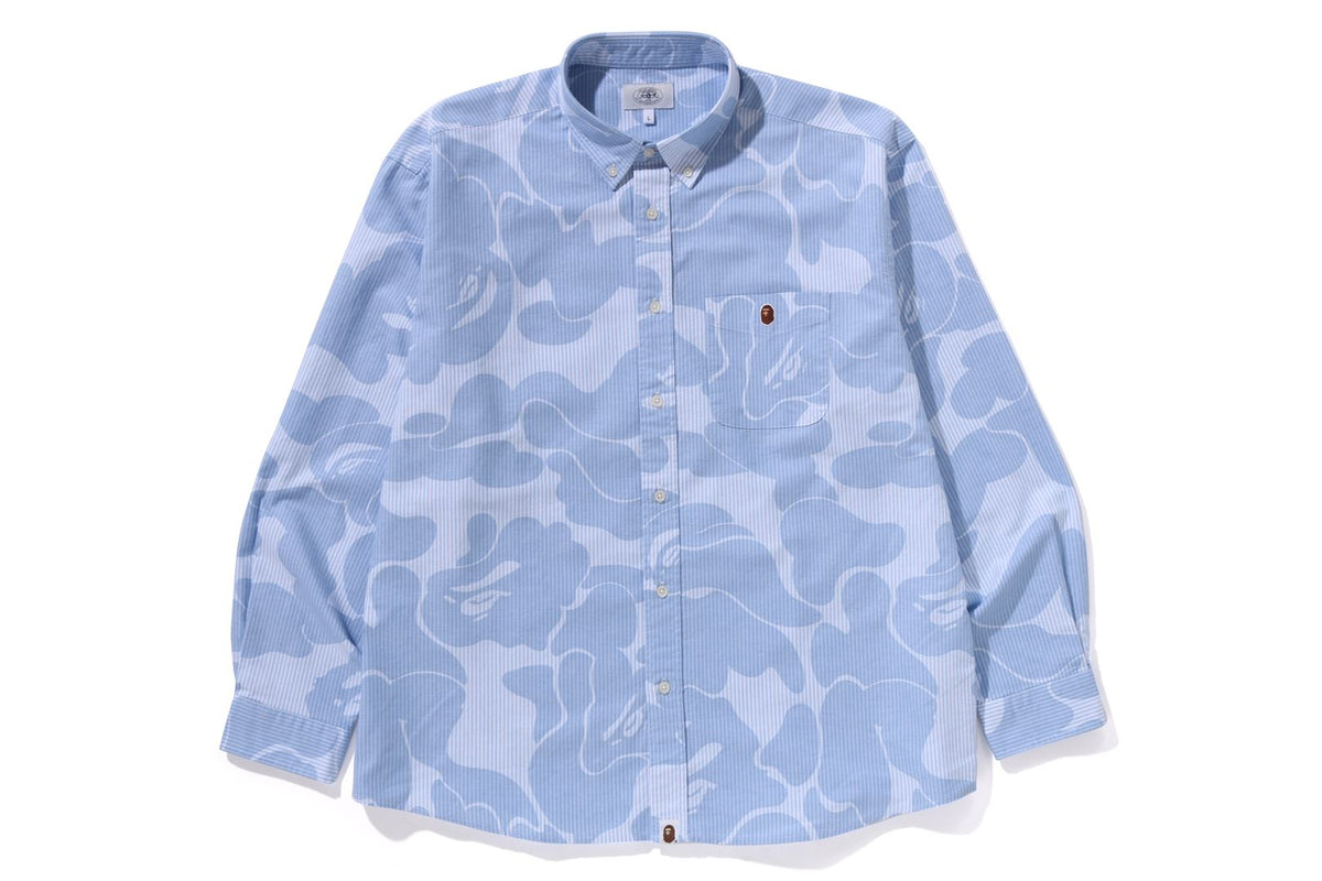 STRIPE CAMO RELAXED FIT SHIRT MENS