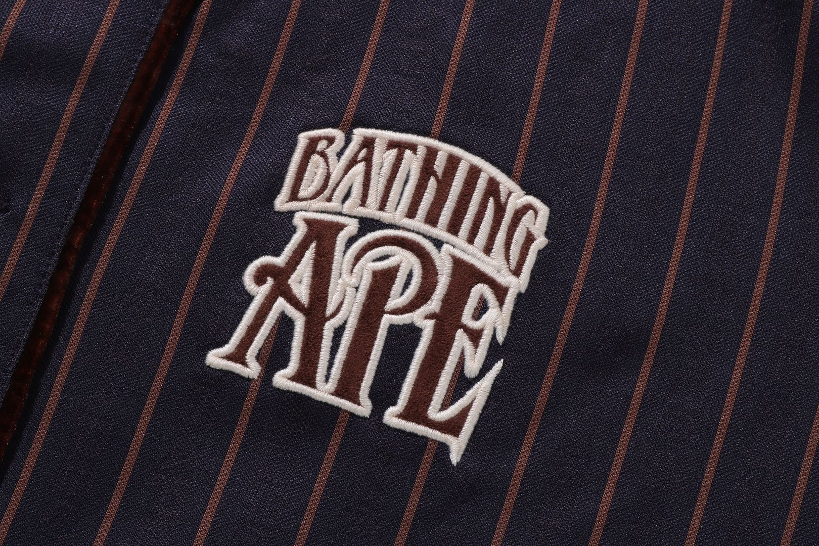 Bathing Ape ストライプ ベースボールシャツ STRIPE LAYERED SLEEVES L/S BASEBALL SHIRT MENS – eu.bape.com