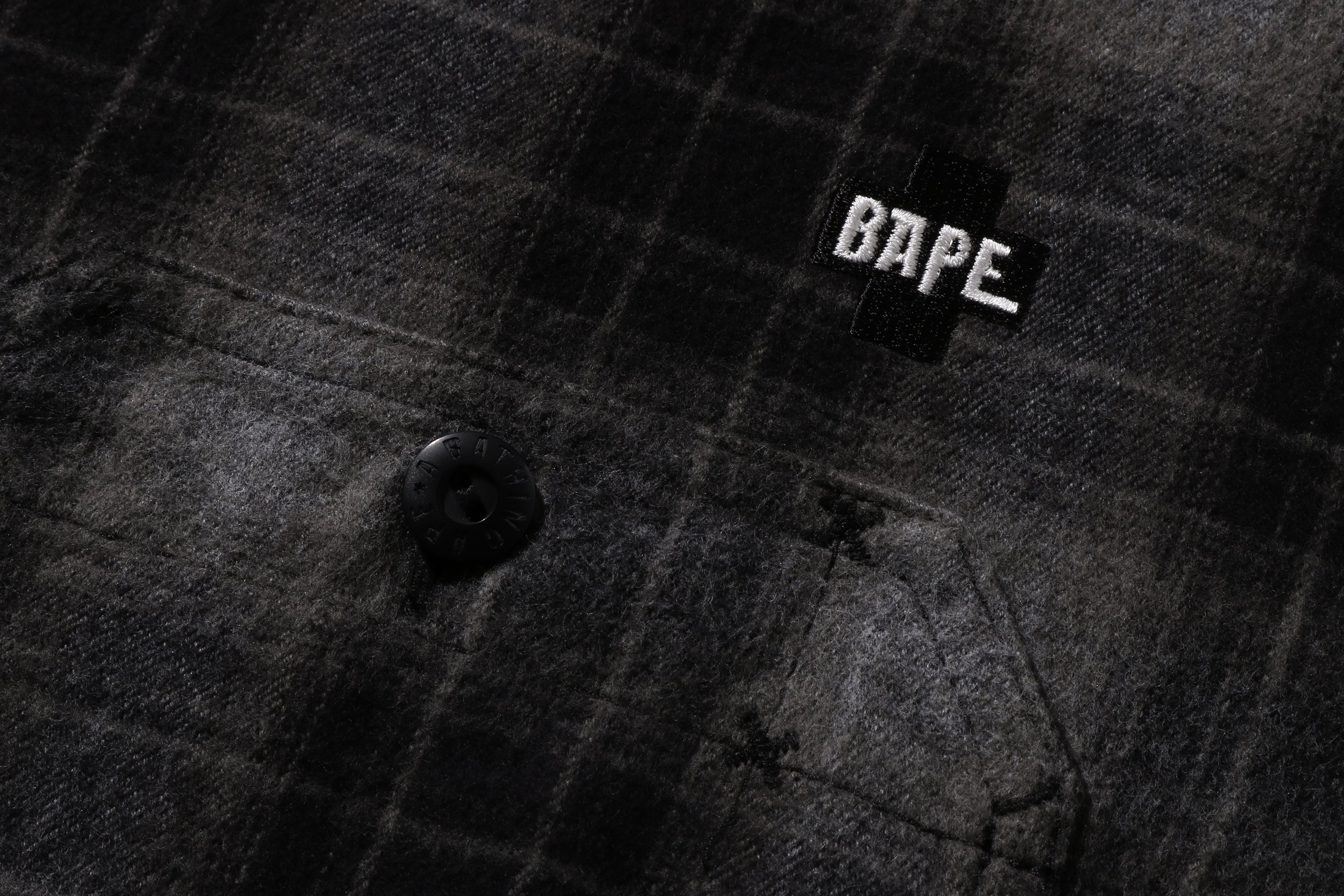 FLANNEL CHECK TACTICAL SHIRT – eu.bape.com