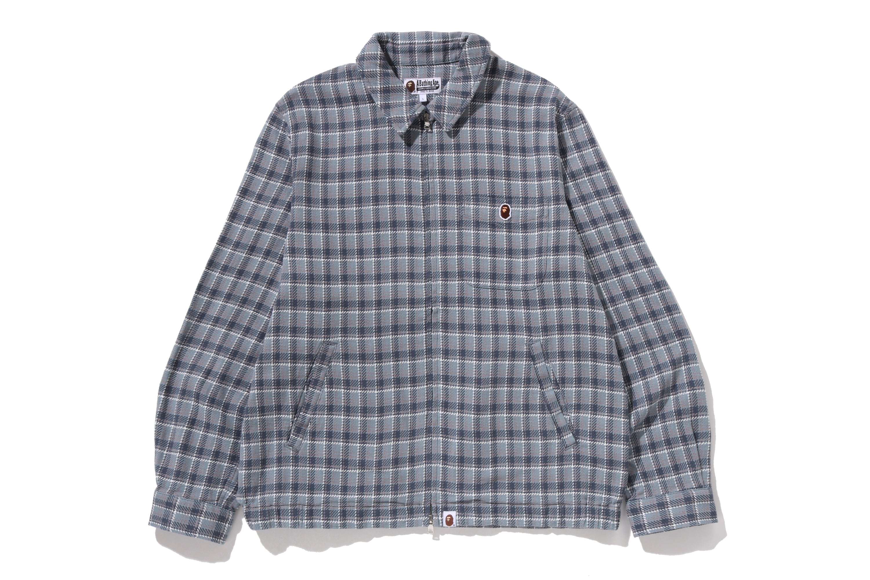 BAPE CHECK ZIP SHIRT – eu.bape.com