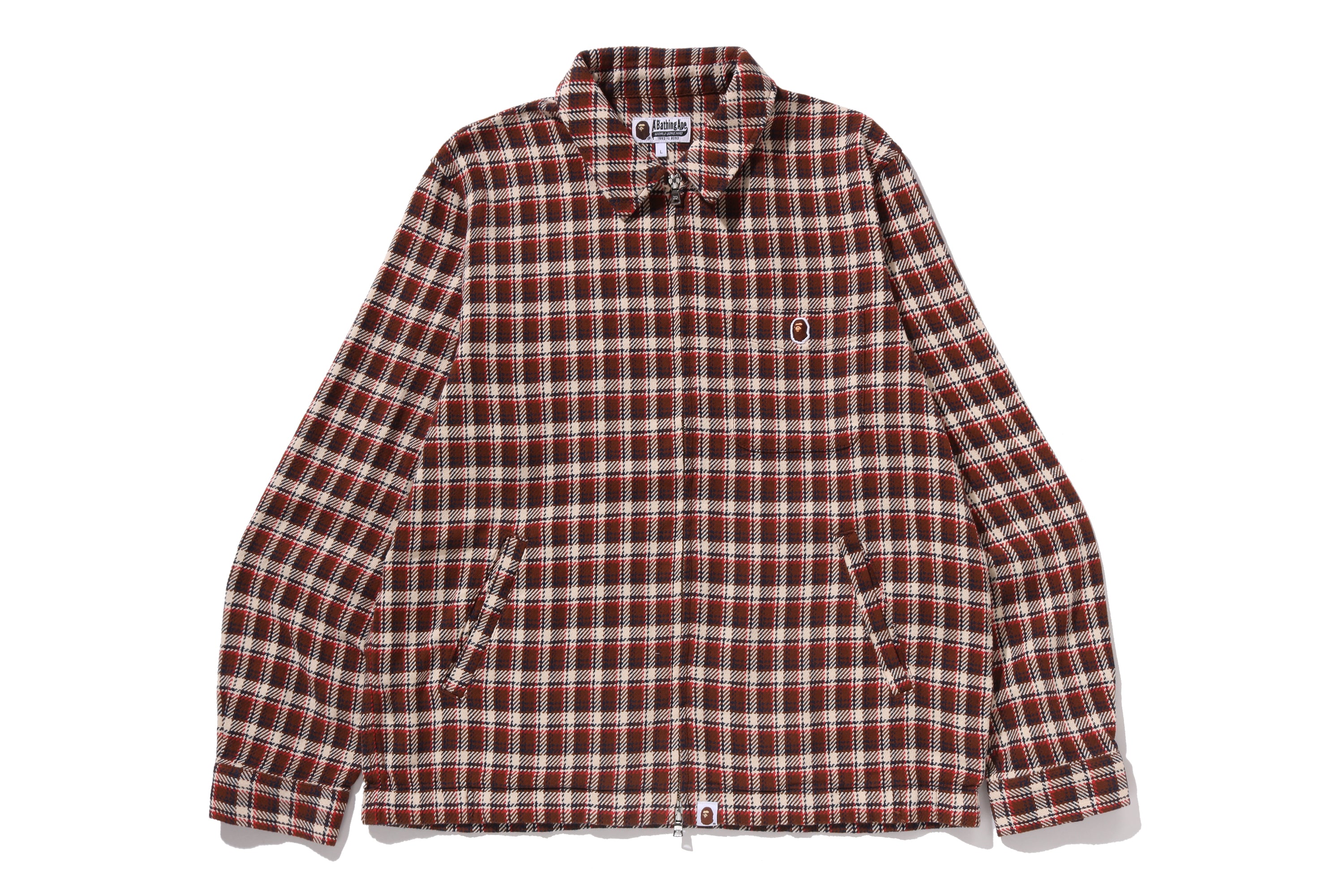 BAPE CHECK ZIP SHIRT – eu.bape.com