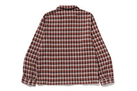 BAPE CHECK ZIP SHIRT