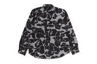SOLID CAMO ONE POINT RELAXED FIT LS SHIRT