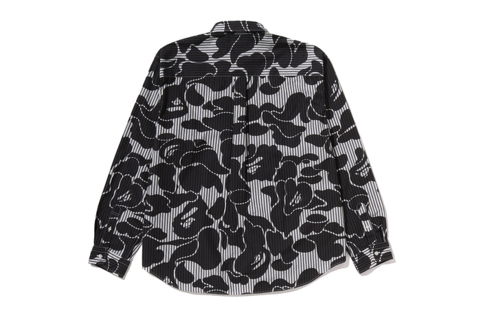 SOLID CAMO ONE POINT RELAXED FIT LS SHIRT