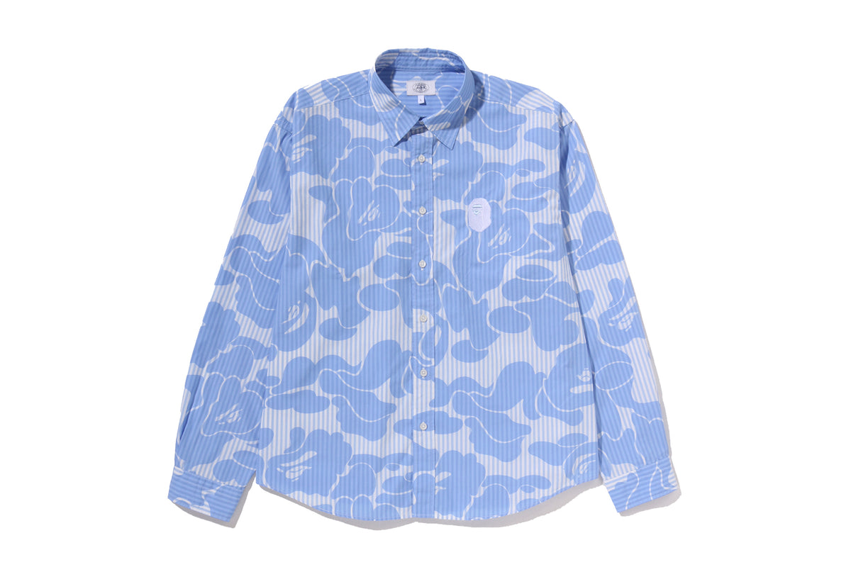 SOLID CAMO ONE POINT RELAXED FIT LS SHIRT