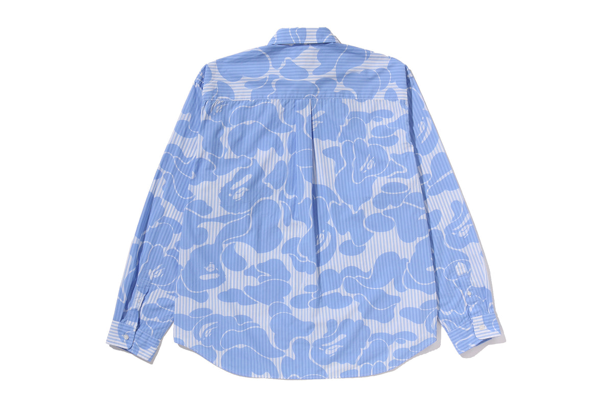 SOLID CAMO ONE POINT RELAXED FIT LS SHIRT