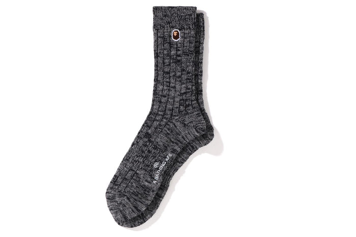 APE HEAD ONE POINT SOCKS MENS