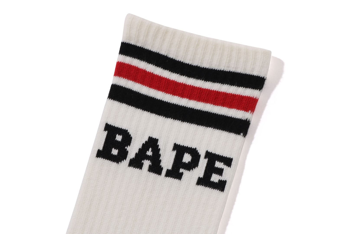 BAPE STRIPE SOCKS MENS