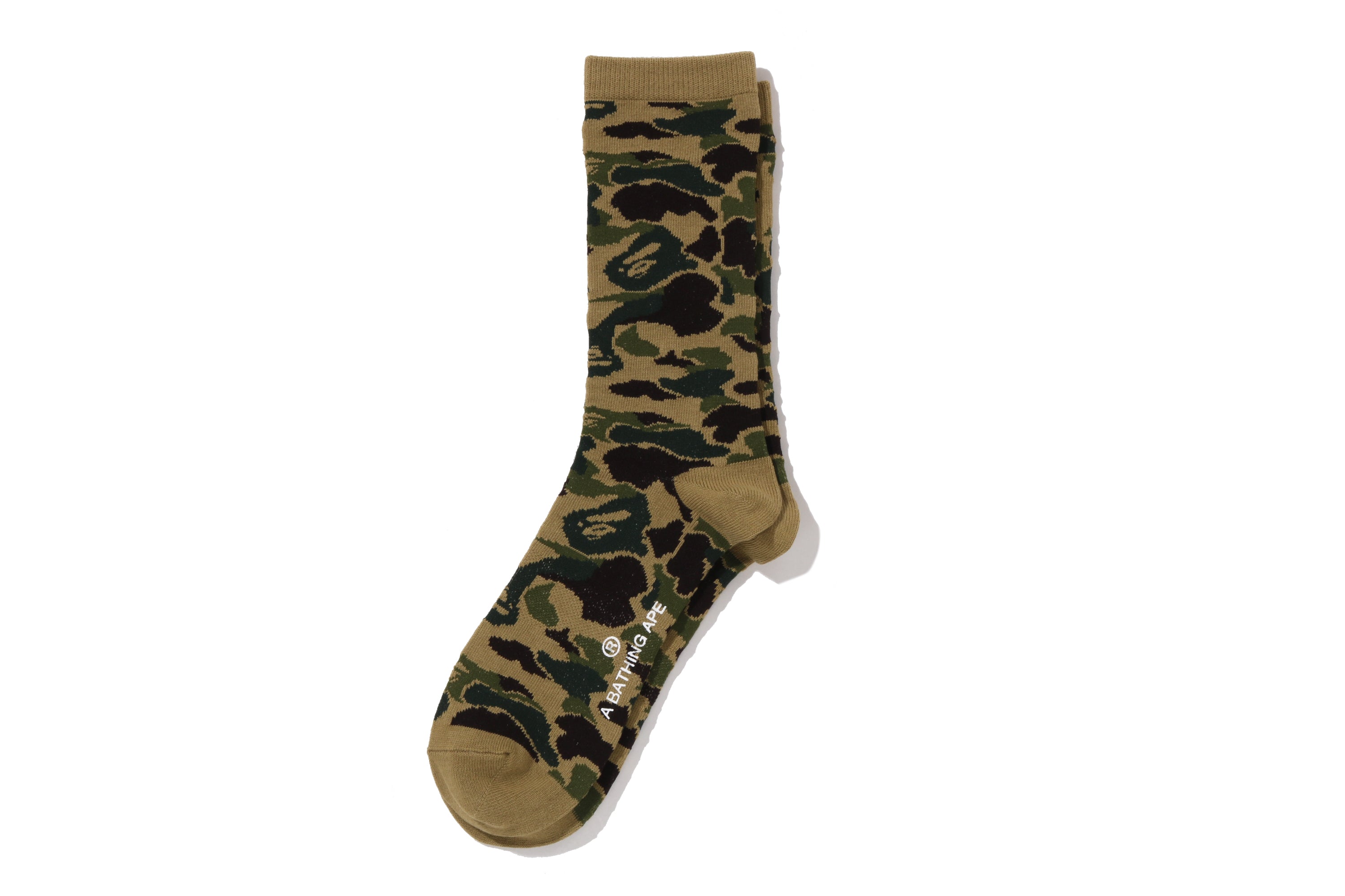 ABC CAMO JACQUARD SOCKS – eu.bape.com