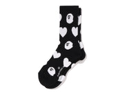 I LOVE BAPE MONOGRAM SOCKS LADIES