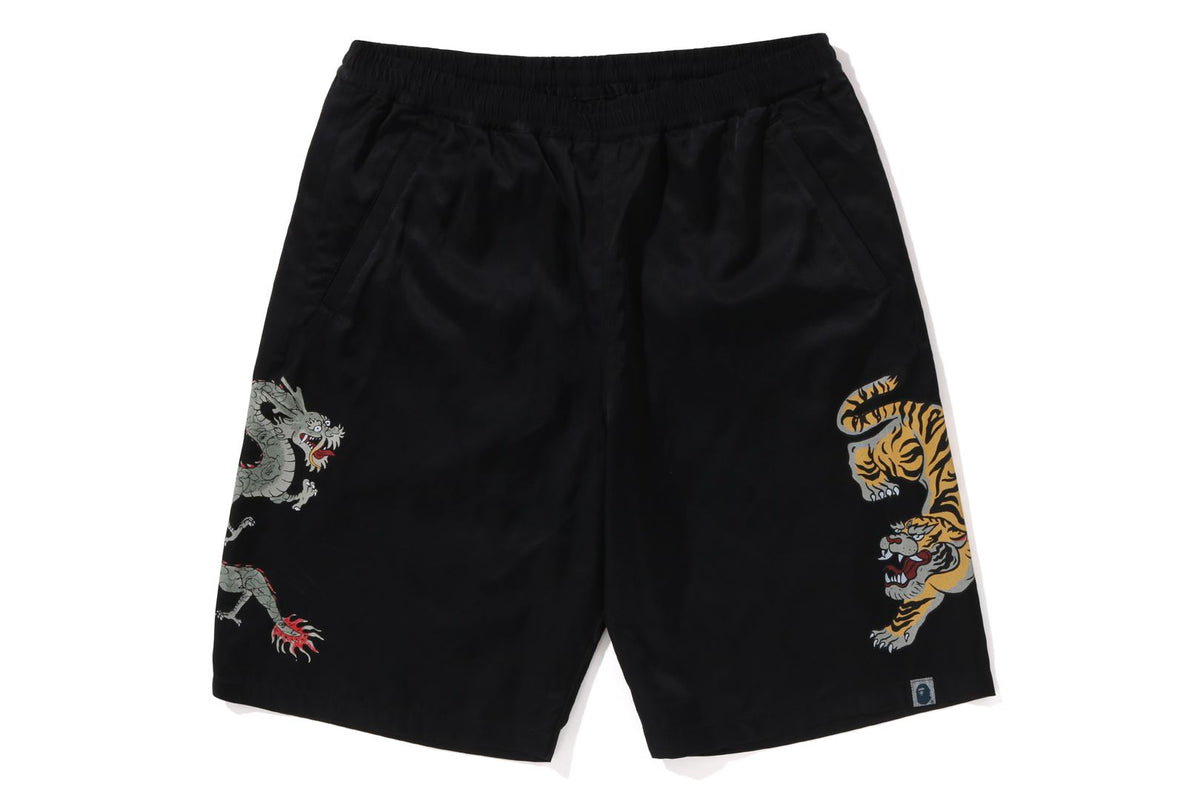 JAPANESE MOTIF SHORTS MENS – - Main Image
