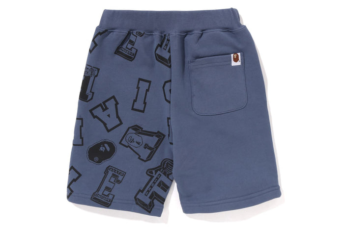 COLLEGE LOGO PATTERN SHORTS KIDS