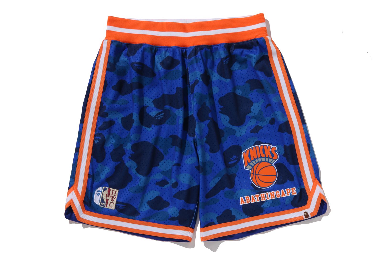 BAPE X M&N NBA - NEW YORK KNICKS SWINGMAN SHORTS – eu.bape.com