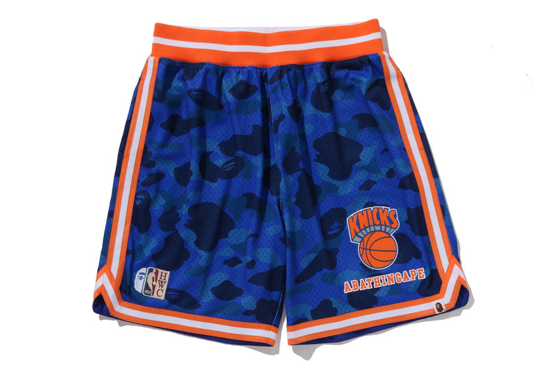 BAPE X M&N NBA - NEW YORK KNICKS SWINGMAN SHORTS