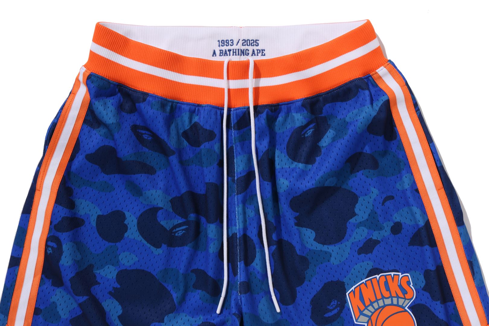 BAPE X M&N NBA - NEW YORK KNICKS SWINGMAN SHORTS – eu.bape.com