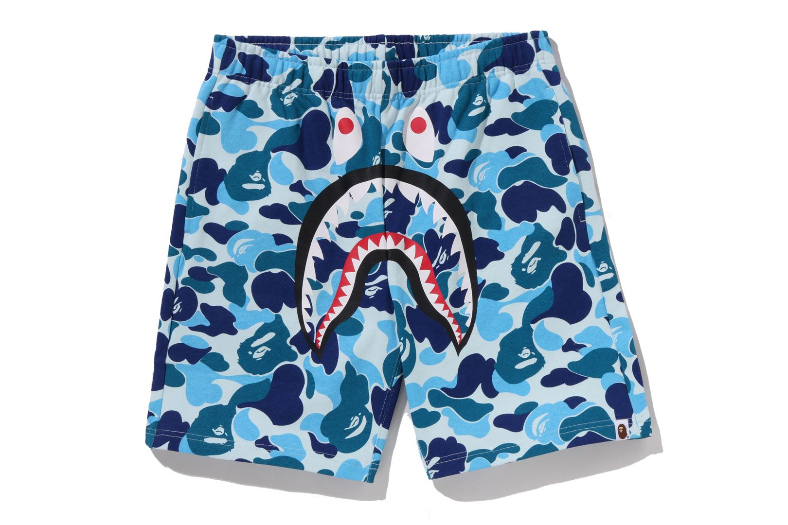ABC CAMO SHARK SWEAT SHORTS – eu.bape.com