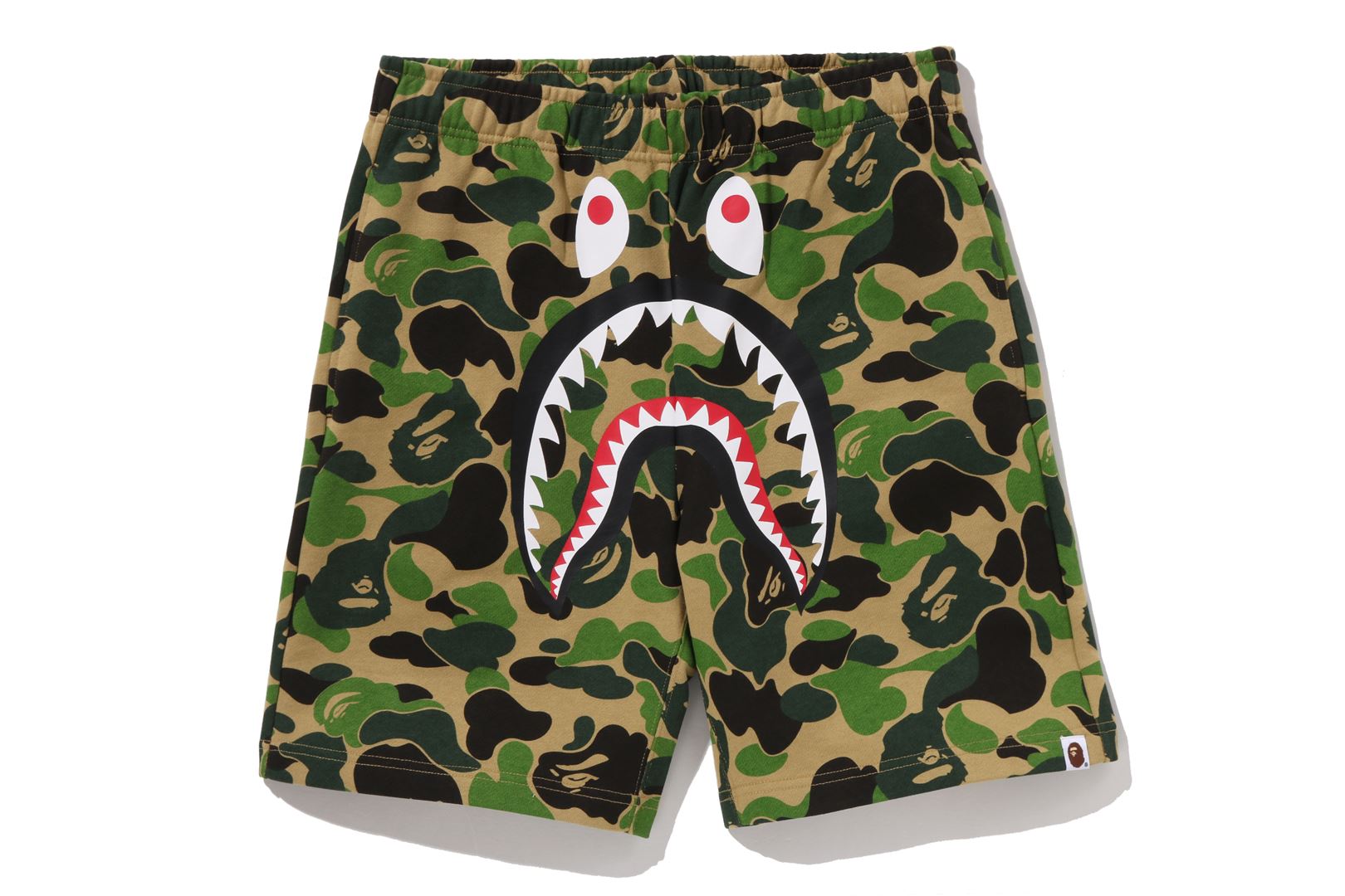 ABC CAMO SHARK SWEAT SHORTS – eu.bape.com