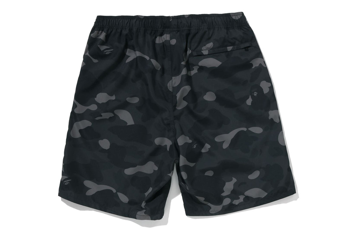 COLOR CAMO APE HEAD ONE POINT BEACH SHORTS