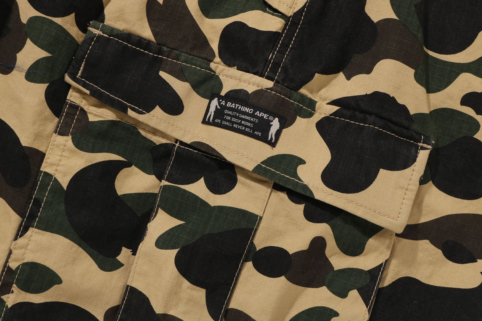 1ST CAMO RIPSTOP CARGO SHORTS – eu.bape.com