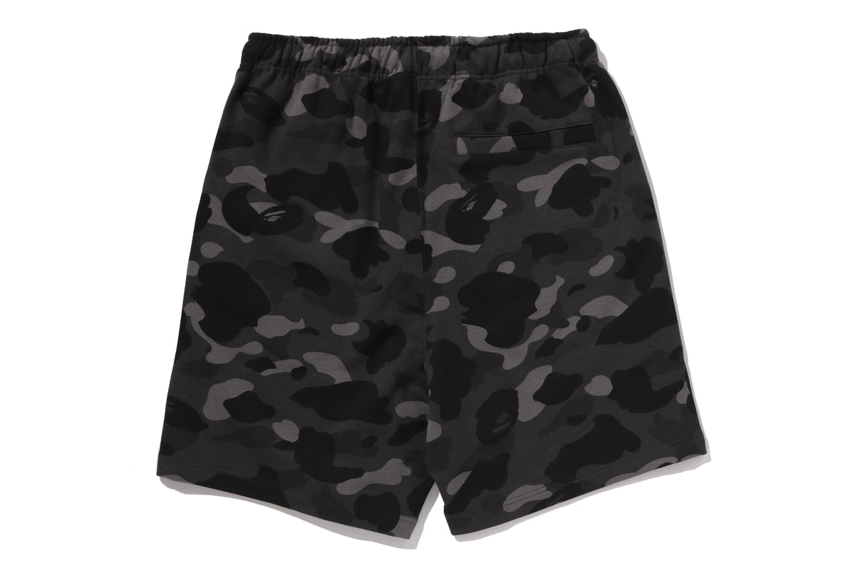 COLOR CAMO METAL APE HEAD RELAXED FIT SWEAT SHORTS