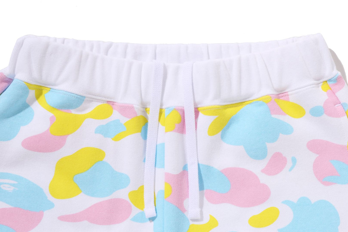 NEW MULTI CAMO SWEAT SHORTS LADIES