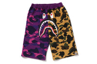 SPLIT CAMO SHARK SWEAT SHORTS JUNIOR