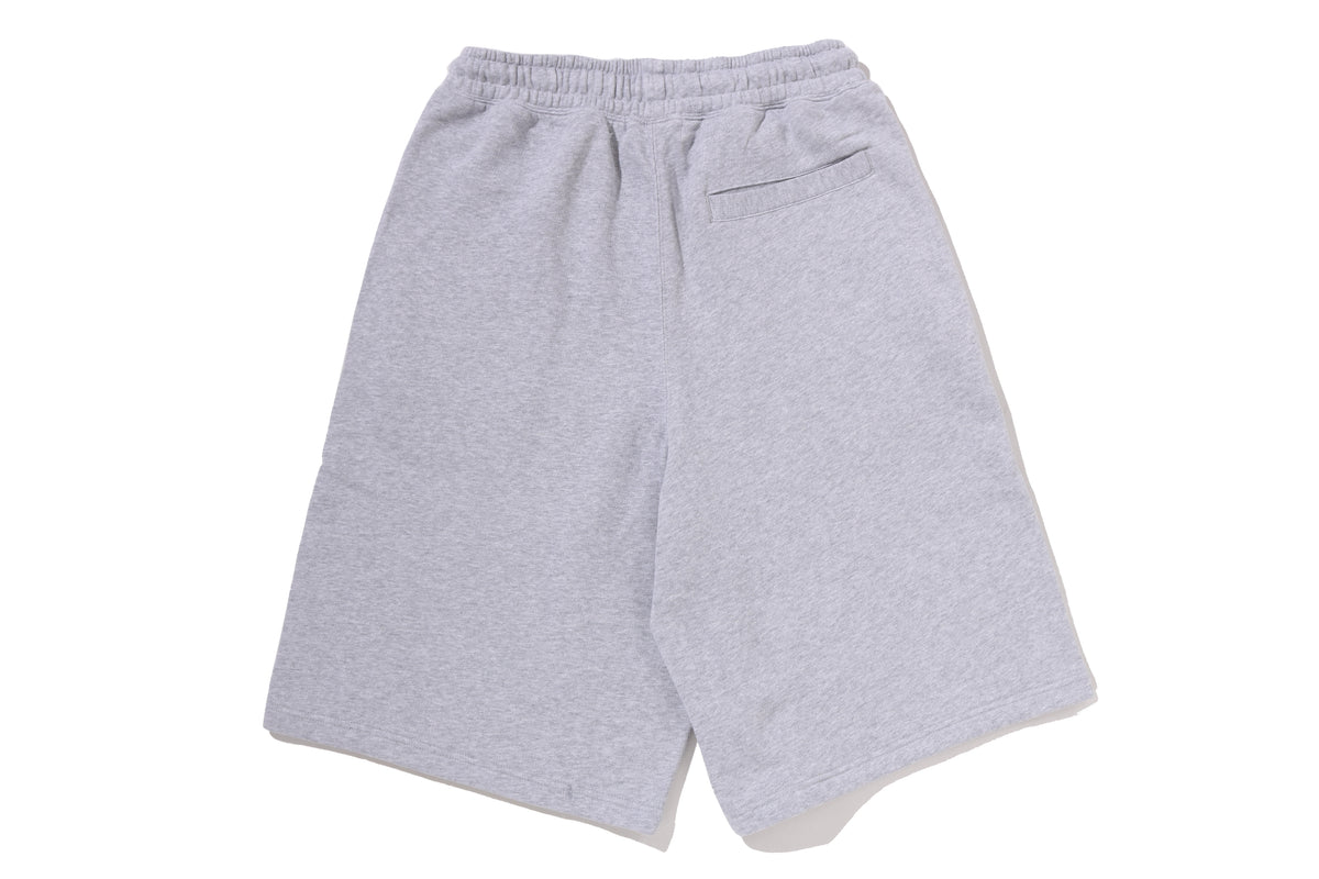ONE POINT KNEE LENGTH RELAXED FIT SWEAT SHORTS