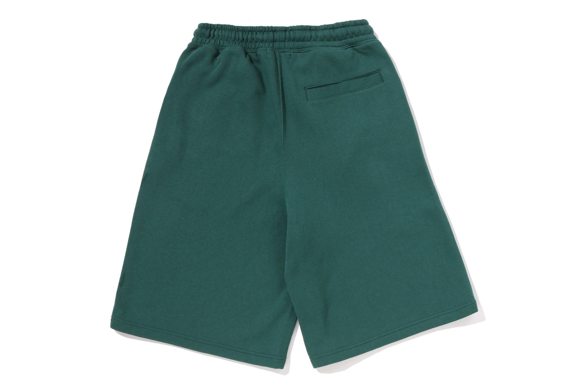 ONE POINT KNEE LENGTH RELAXED FIT SWEAT SHORTS