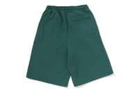 ONE POINT KNEE LENGTH RELAXED FIT SWEAT SHORTS