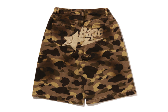 COLOR CAMO BAPE STA JORTS LADIES