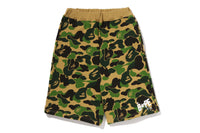 ABC CAMO BAPE STA LOGO SWEAT JORTS LADIES
