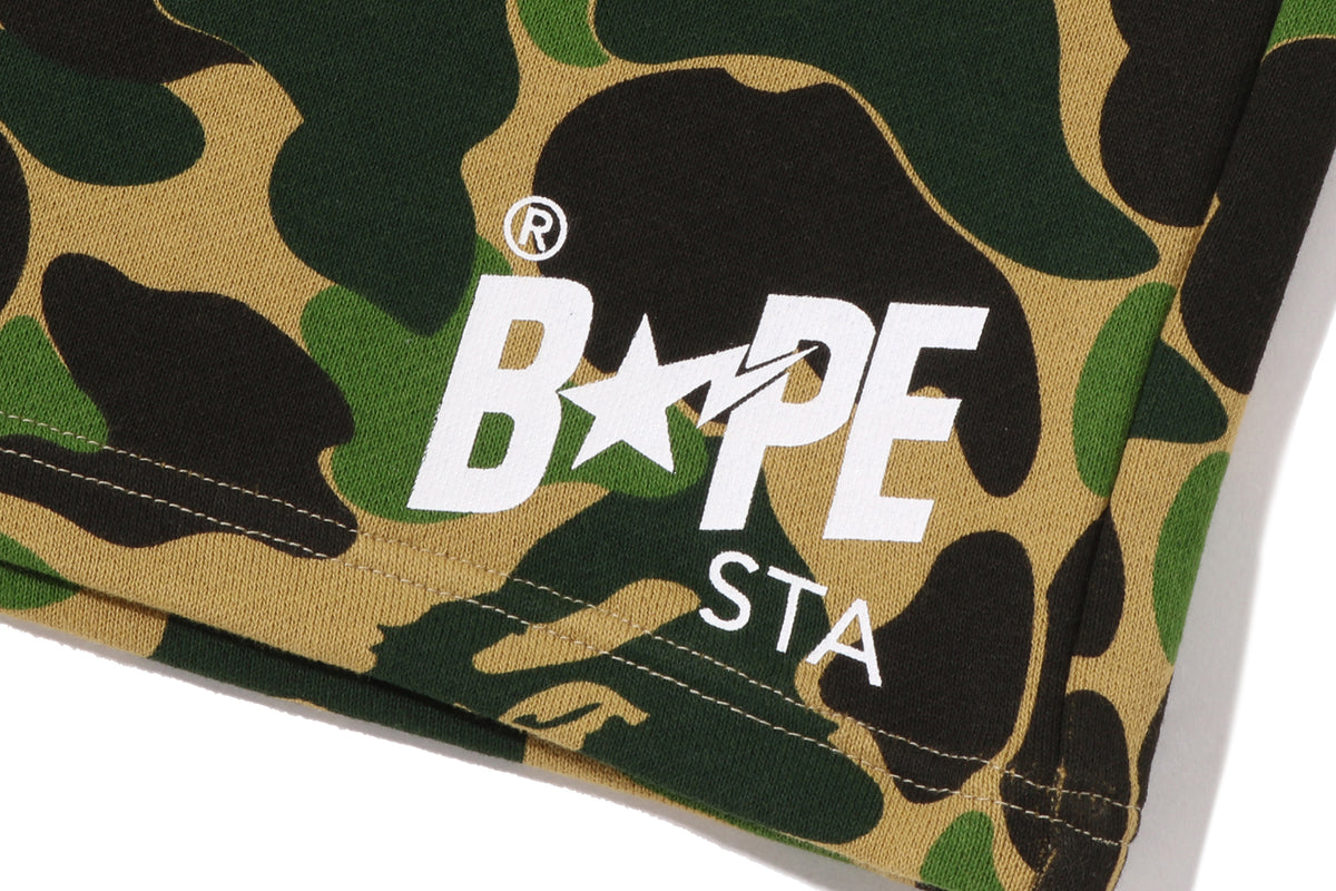 ABC CAMO BAPE STA LOGO SWEAT JORTS LADIES