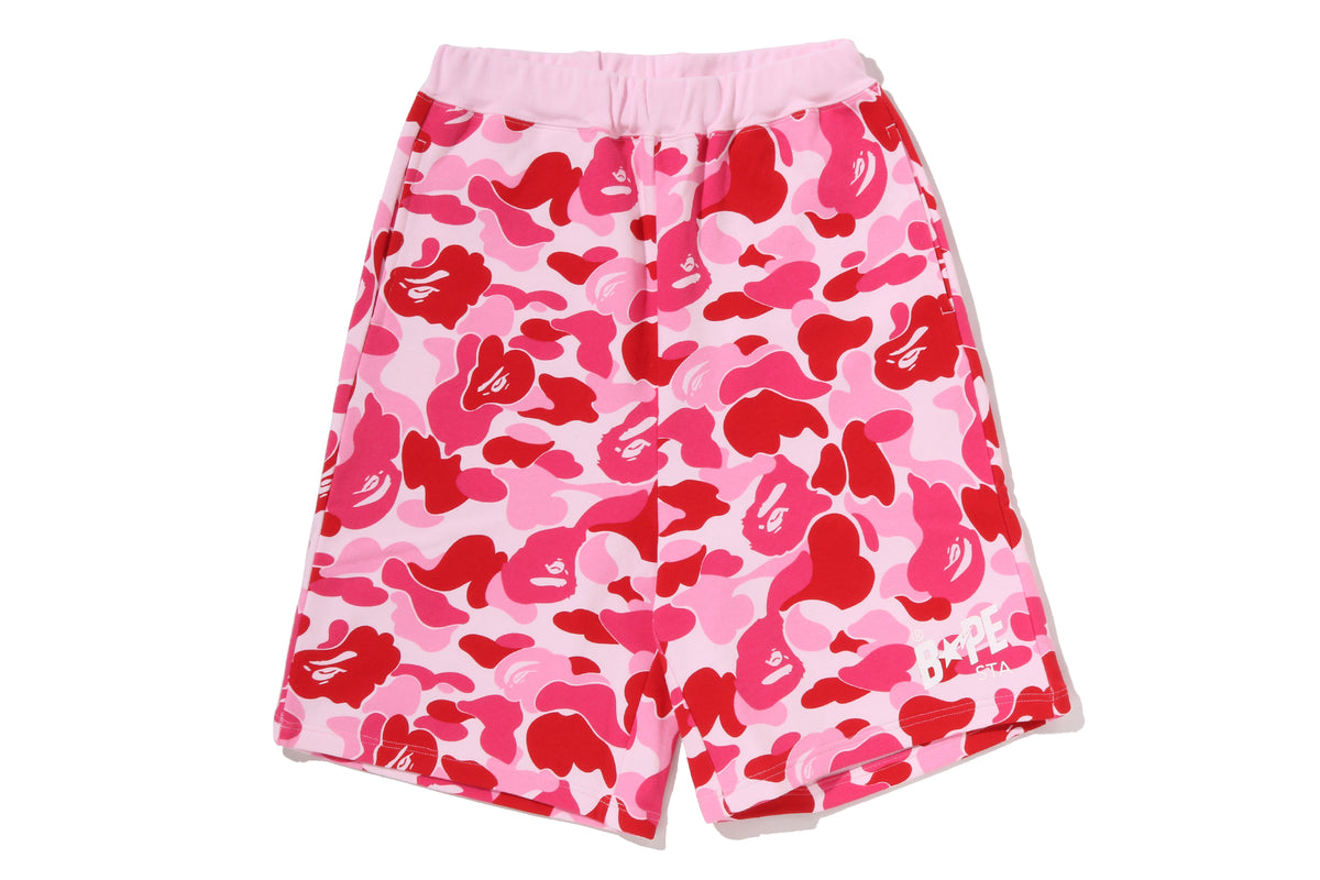 ABC CAMO BAPE STA LOGO SWEAT JORTS LADIES
