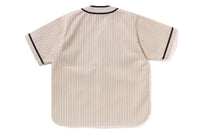 A BATHING APE BASEBALL SHIRT MENS