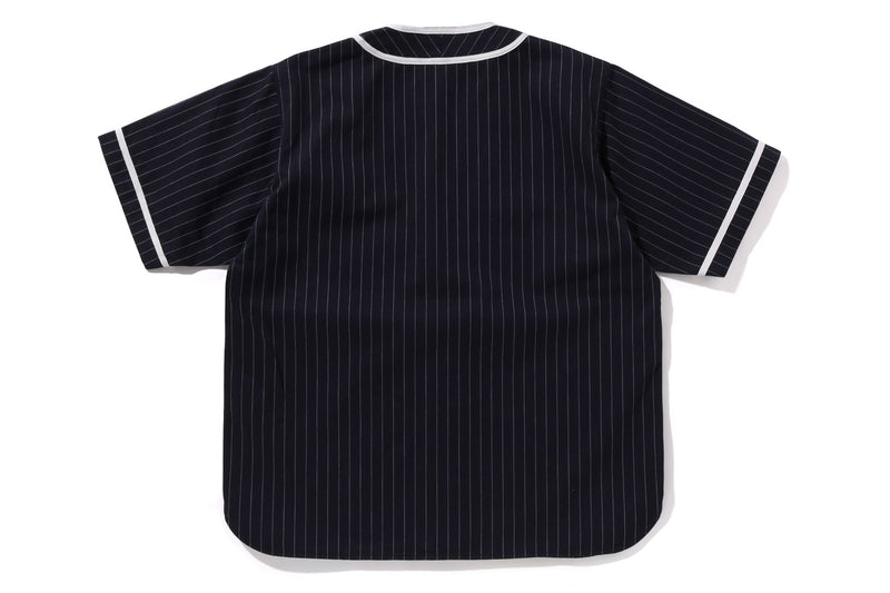 A BATHING APE BASEBALL SHIRT MENS