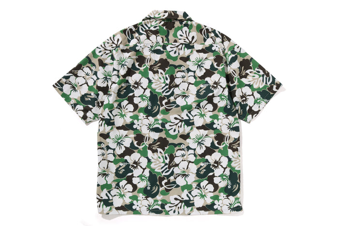ABC RESORT CAMO OPEN COLLAR SS SHIRT