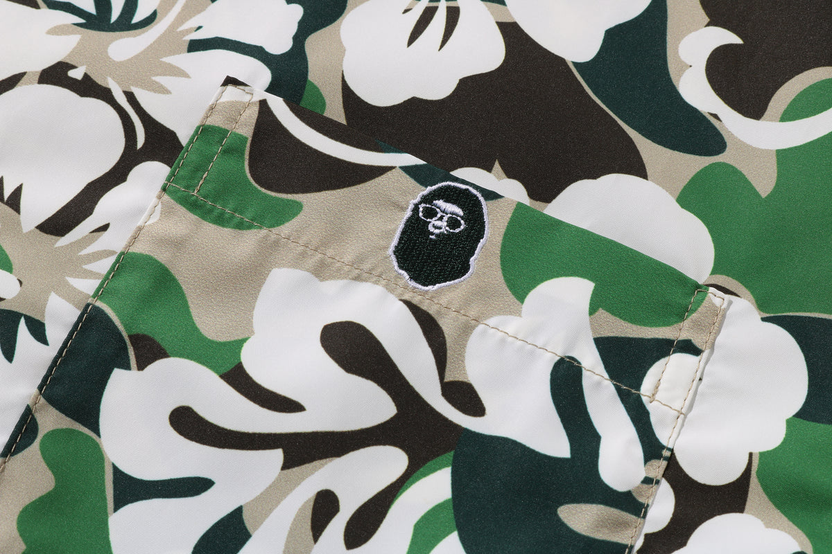 ABC RESORT CAMO OPEN COLLAR SS SHIRT