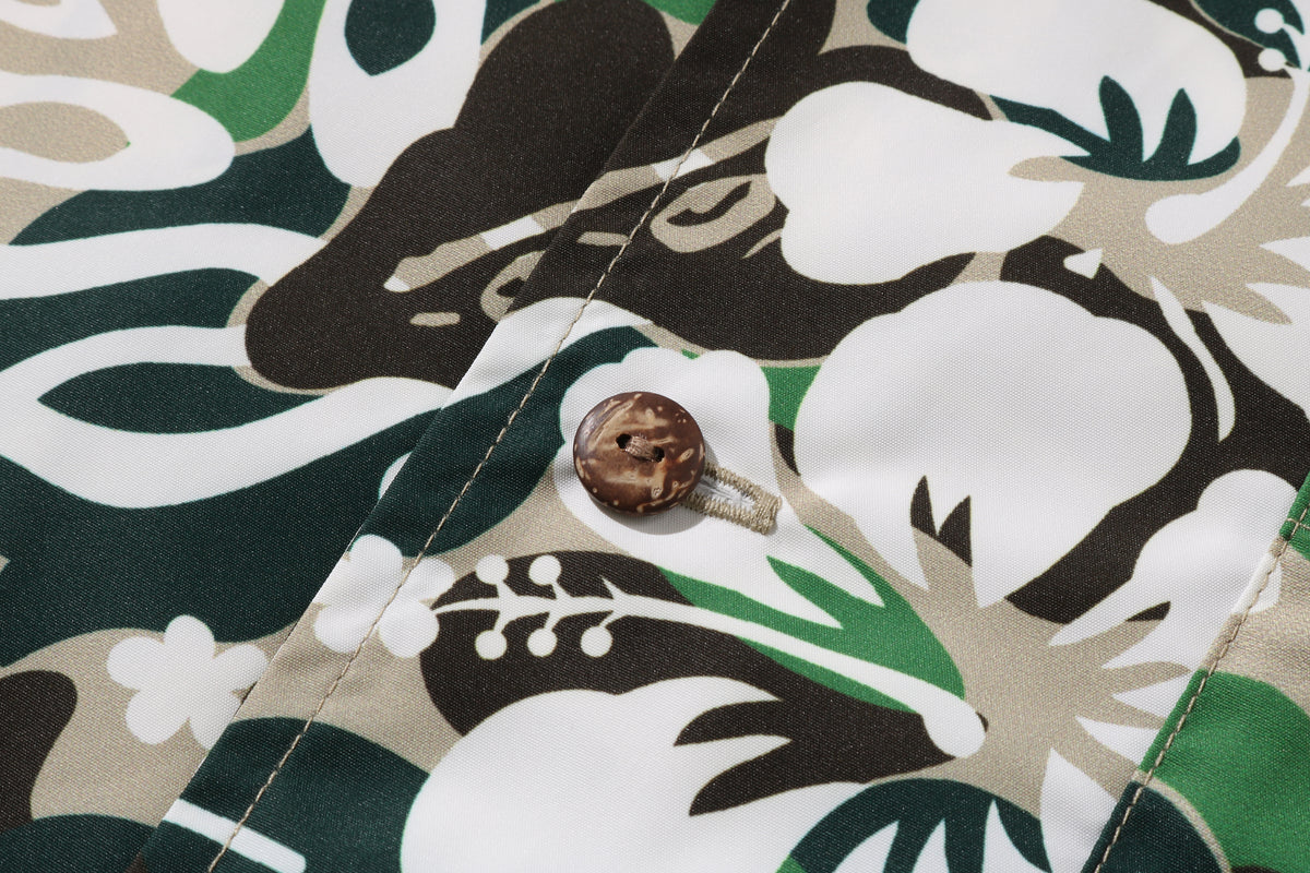 ABC RESORT CAMO OPEN COLLAR SS SHIRT