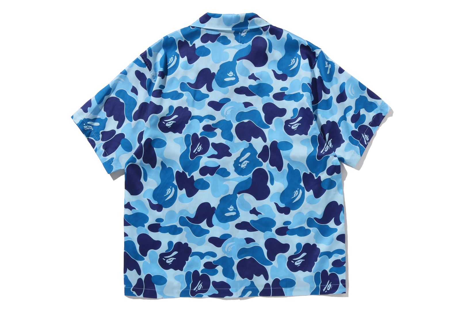 A BATHING APE Tシャツ ブルー迷彩 ABC CAMO OPEN COLLAR SS SHIRT – eu.bape.com