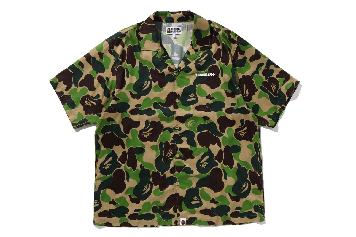 ABC CAMO OPEN COLLAR SS SHIRT