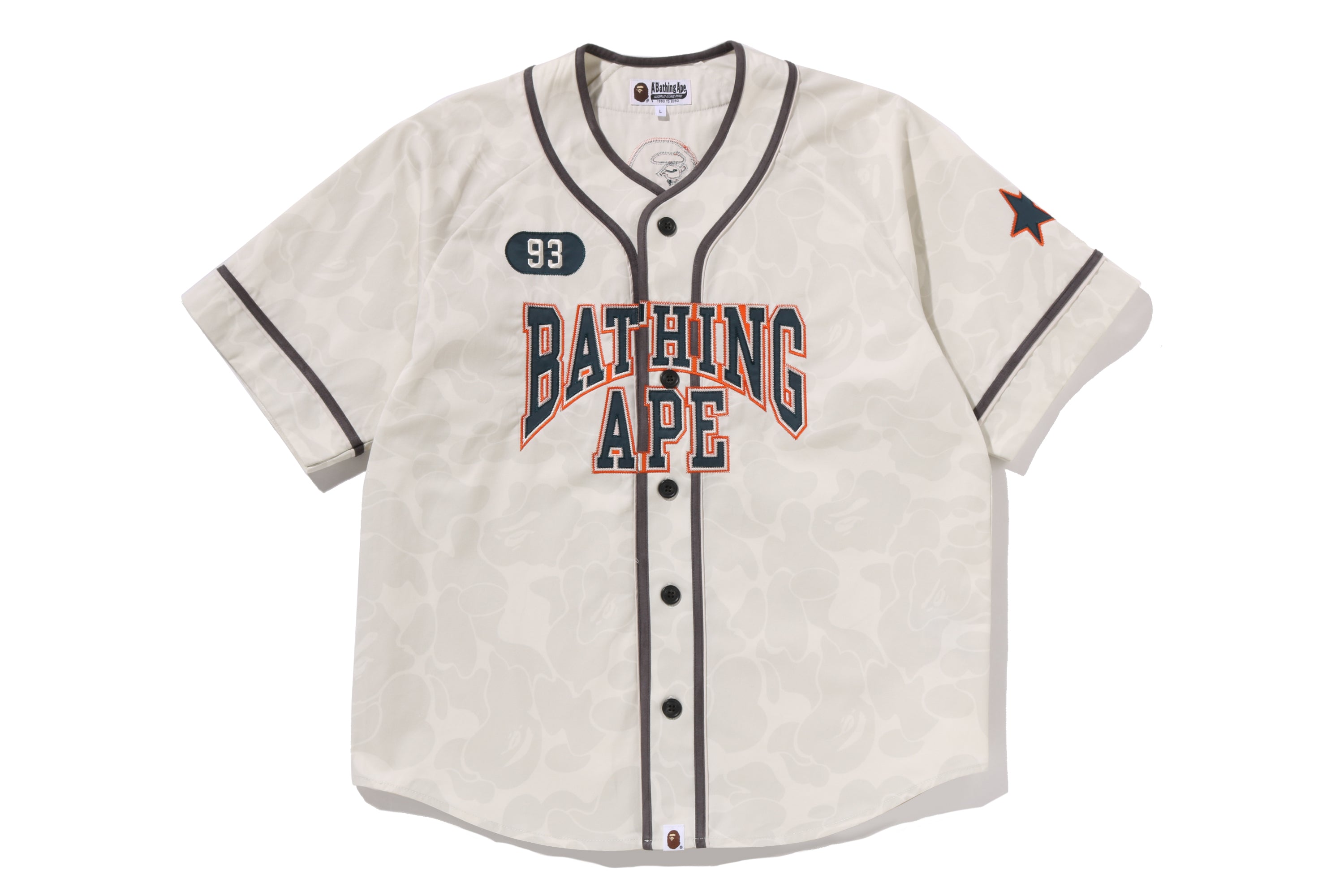 SOLID CAMO MULTI LOGO BASEBALL SS SHIRT – eu.bape.com
