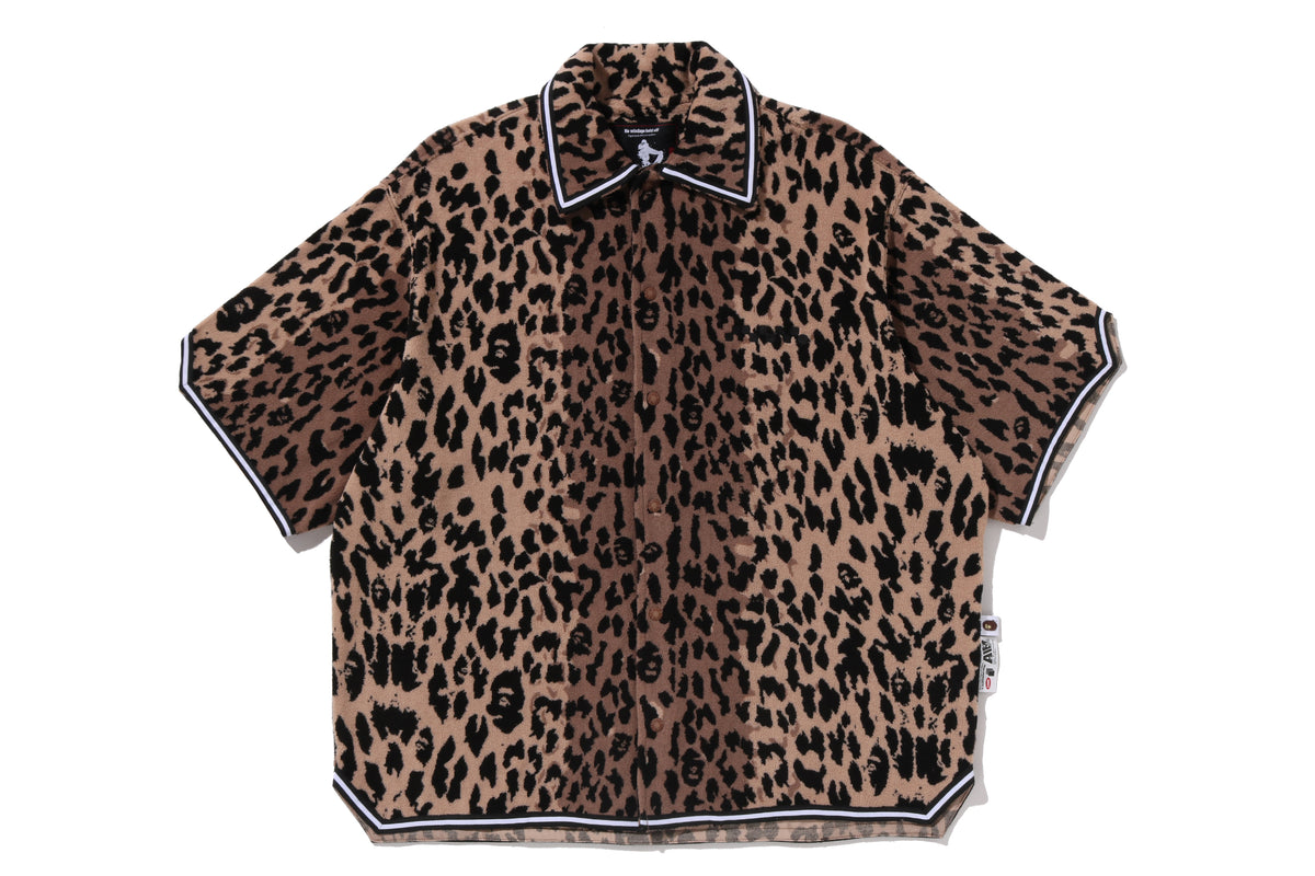 BAPE BY KAZUKI KURAISHI LEOPARD PATTERN SS SHIRT