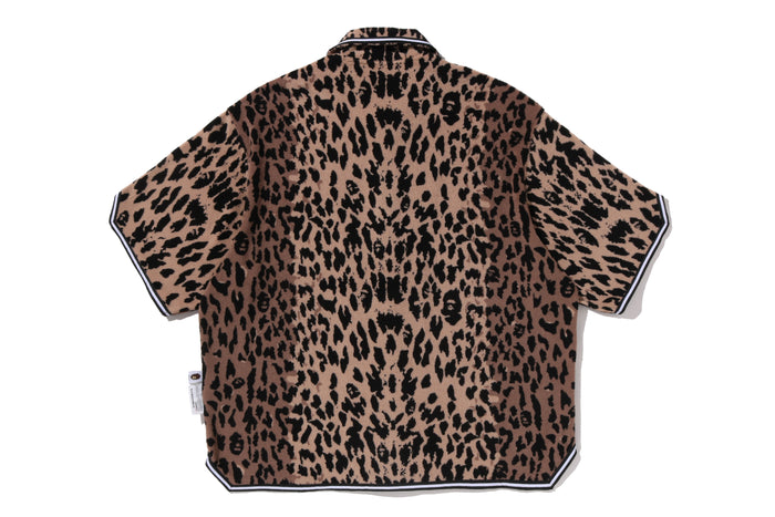 BAPE BY KAZUKI KURAISHI LEOPARD PATTERN SS SHIRT