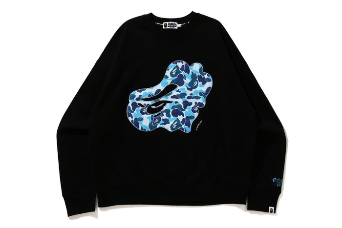 ABC CAMO PATCH LOOSE FIT CREWNECK MENS