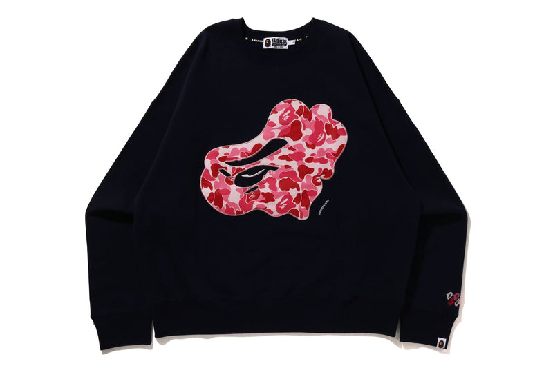 ABC CAMO PATCH LOOSE FIT CREWNECK MENS – - Main Image