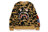 1ST CAMO SHARK CREWNECK MENS