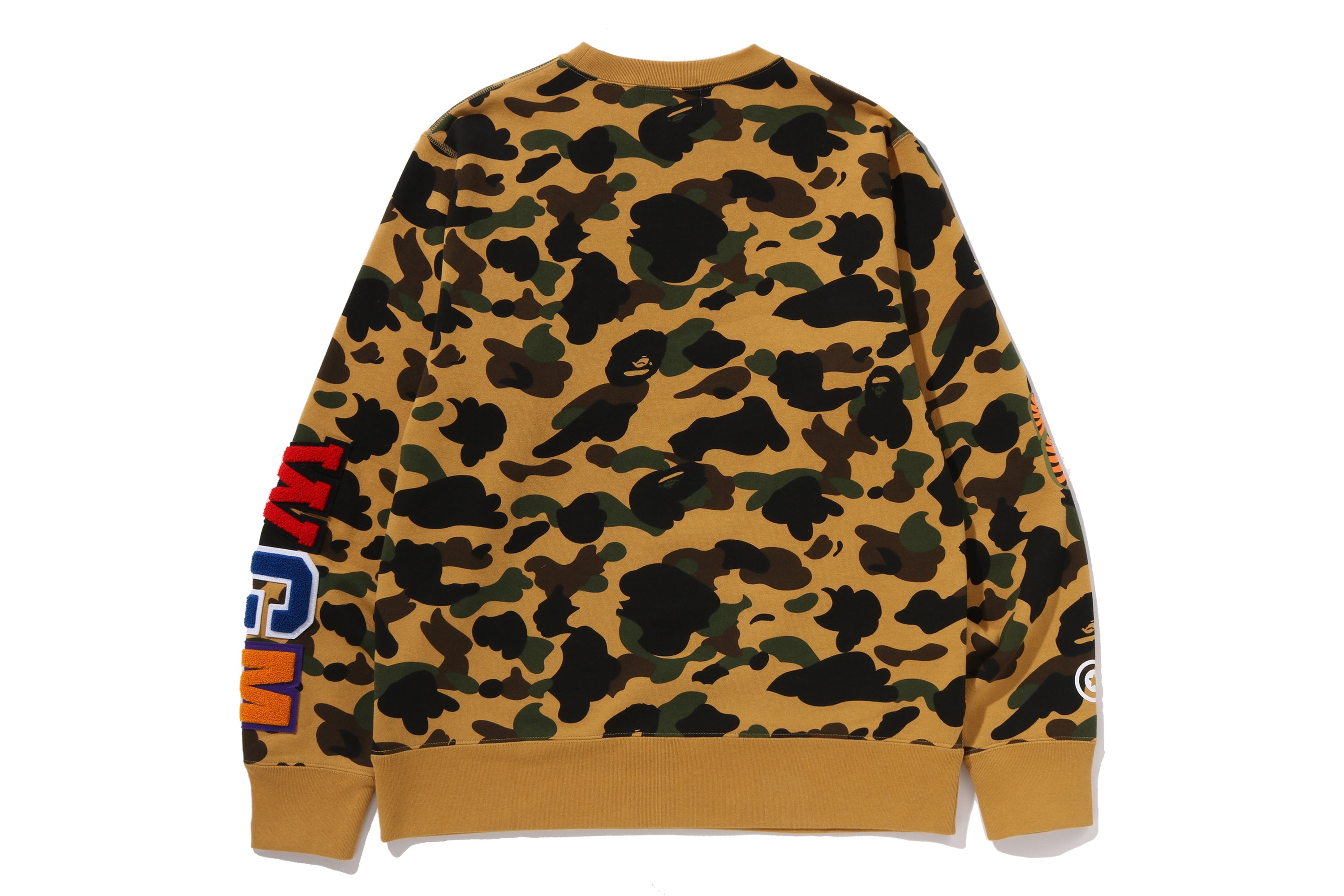 1ST CAMO SHARK CREWNECK SWEATSHIRT – eu.bape.com